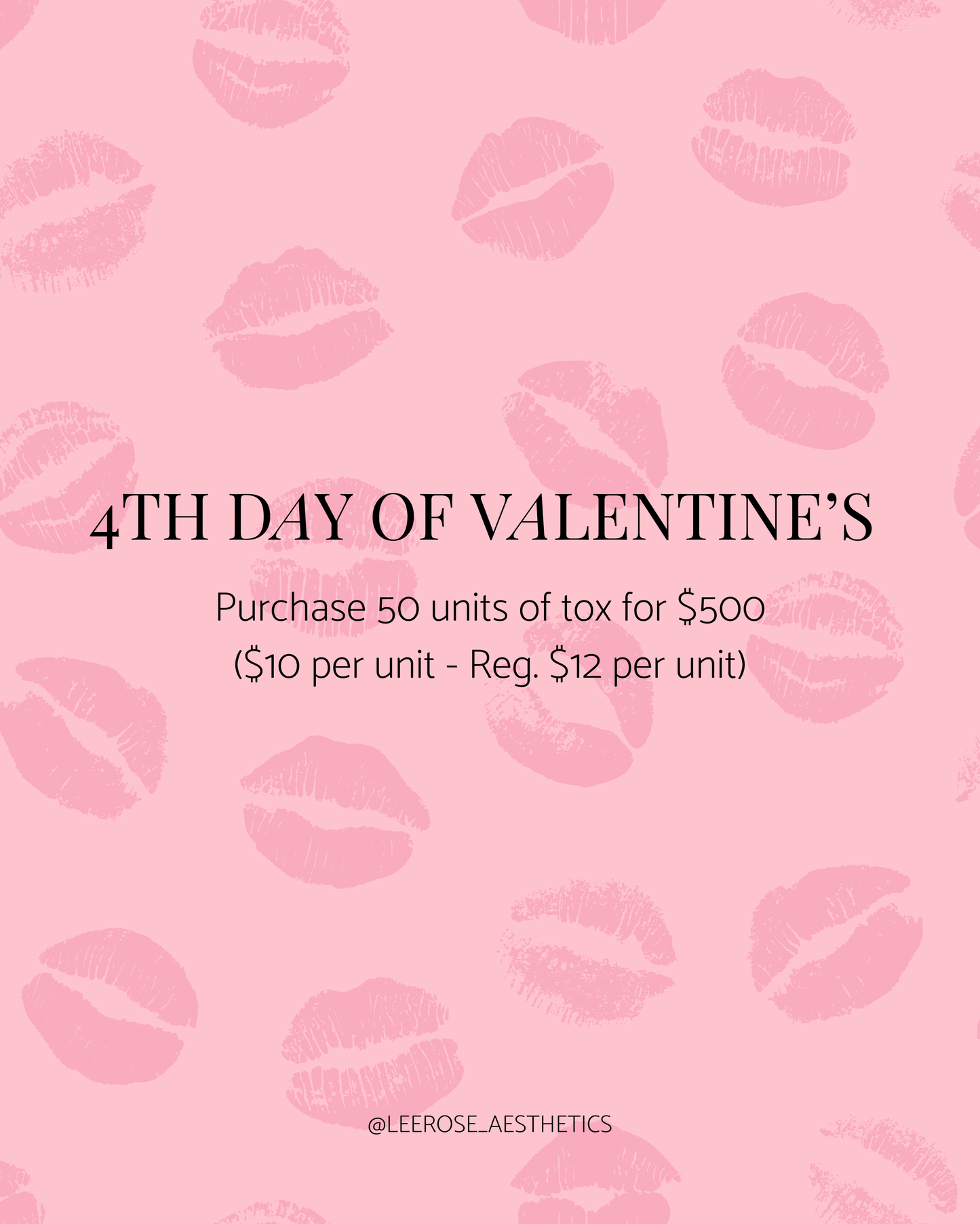 50 Units of Tox for $500